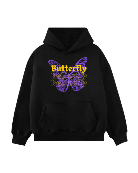 Broken Planet Butterfly Hoodie